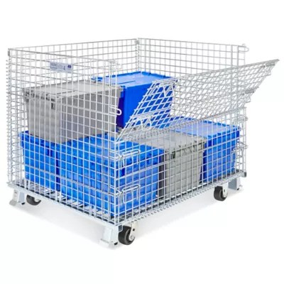 Wire Containers, Collapsible Wire Containers in Stock ULINE