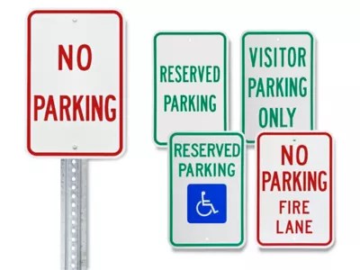 No Parking Signs, Speed Limit Signs, Reserved Parking Signs in Stock ULINE.ca