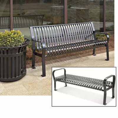 Courtyard Furniture, Commercial Benches in Stock ULINE.ca