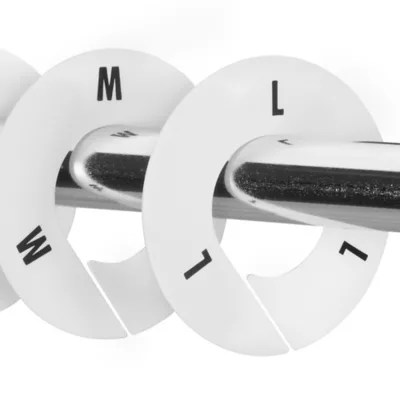 Size Dividers, Size Tags for Clothing Racks in Stock ULINE.ca