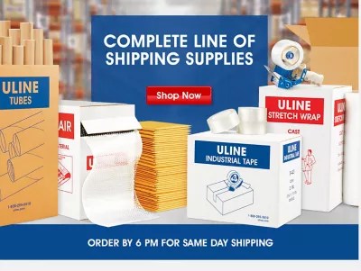 ULINE Shipping Boxes, Shipping Supplies, Packaging Materials, Packing