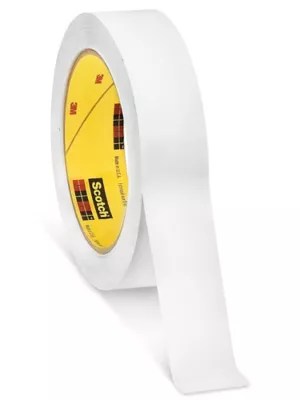 3M 483 Polyethylene Film Tape 1" x 36 yds, White S10239W Uline