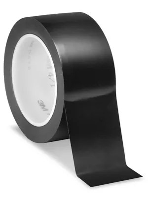 3M 471 Vinyl Tape 2" x 36 yds, Black S10254BL Uline