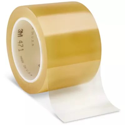 3M 471 Vinyl Tape 3" x 36 yds, Clear S10255C Uline