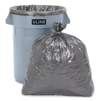 Uline Steel Tuff® Trash Liners 33 Gallon, 1.5 Mil S10278 Uline