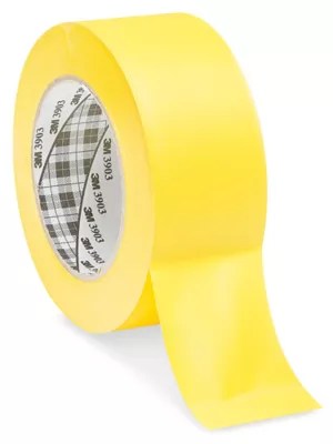 3M 3903 Vinyl Duct Tape 2" x 50 yds, Yellow S10327Y Uline