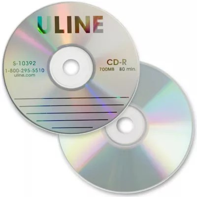 Uline CDR Disks Silver Lacquer S10392 Uline