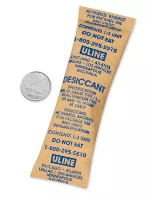 Kraft Bag Clay Desiccants Unit Size 1/3, 5 Gallon Pail S1056 Uline
