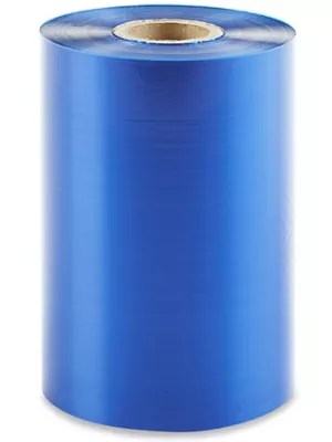 Industrial Thermal Transfer Ribbons Wax/Resin, Blue, 4.33" x 1,476' S