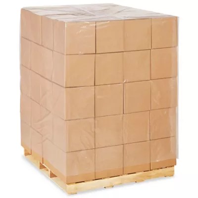 51 x 49 x 85" 2 Mil Clear Pallet Covers S11093 Uline
