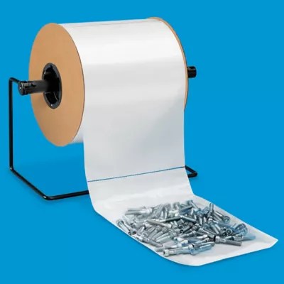 9 x 12 1/2" 2 Mil White Back Bags on a Roll S11120 Uline