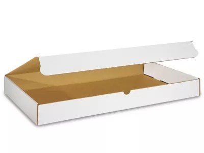 14 1/8 x 8 3/4 x 2" White Literature Mailers S11239 Uline