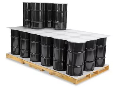 48 x 96" Plastic Corrugated Pads Natural S11312NAT Uline