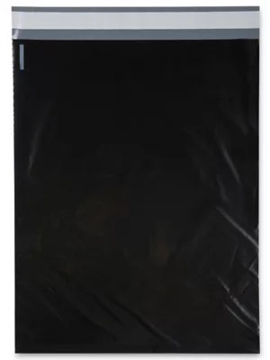 Poly Mailers 12 x 15 1/2", Black S11483BL Uline