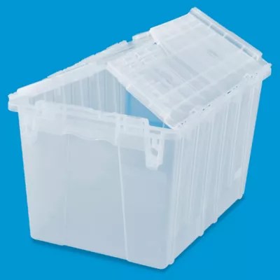 Contenedores Transparentes de Uso Industrial 19.8 x 13.8 x 11.8", 55
