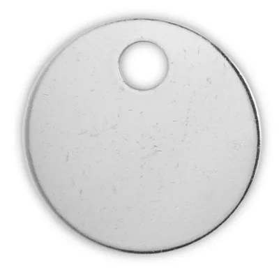 Metal Tags 1 1/2", Stainless Steel, Blank S11900 Uline