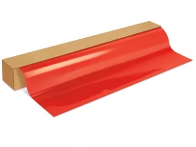 Gift Wrap in Dispenser Box 24" x 100', Red Gloss S12352R Uline