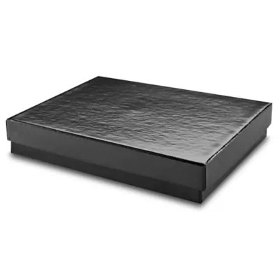 Jewelry Boxes 5 1/4 x 3 3/4 x 7/8", Black Gloss S12391 Uline
