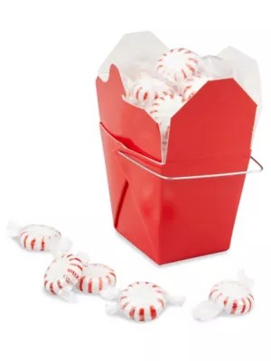 Chinese TakeOut Boxes 1/2 Pint, Red S12532R Uline