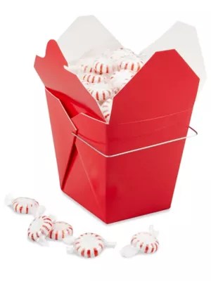 Chinese TakeOut Boxes 1 Quart, Red S12534R Uline