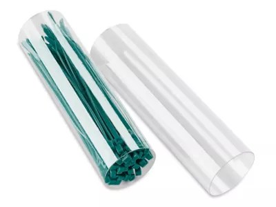 Clear Plastic Tubes 1 1/2 x 6" S12642 Uline