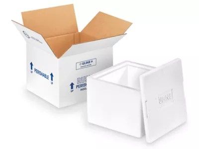 Insulated Foam Shipping Kit 9 1/4 x 9 1/4 x 7" S12682 Uline