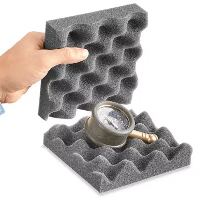 Convoluted Foam Sets 6 x 6 x 2" S12789 Uline