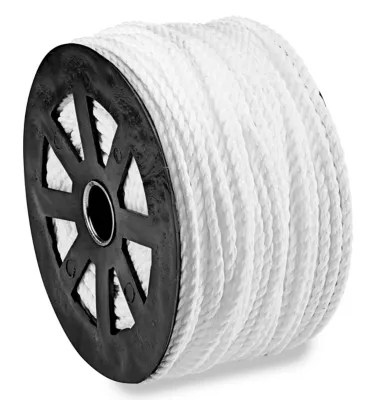 Twisted Polypropylene Rope 3/8" x 600', White S12864W Uline