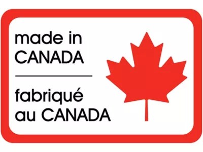 "Made in Canada" Label 2 x 3" S12957 Uline