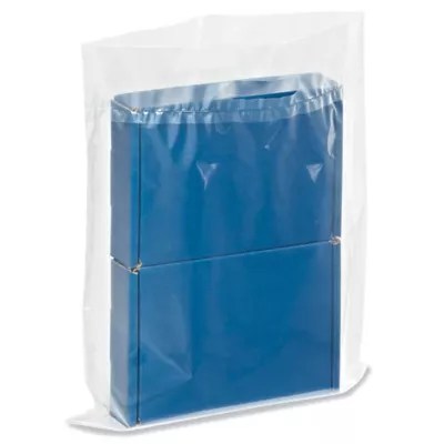 Die Cut Handle Bags 15 x 18", Clear S13156C Uline