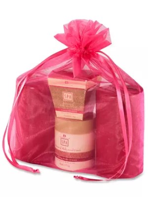 Organza Fabric Bags 12 x 14", Hot Pink S13170HP Uline