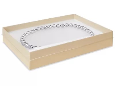 Clear Top Jewelry Boxes 7 x 5 x 1", Kraft S13205KRFT Uline