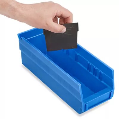 Dividers for Shelf Bins 4 x 4", Black S13396D Uline