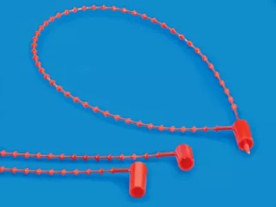 Beaded Security Ties 8", Red S14053R Uline