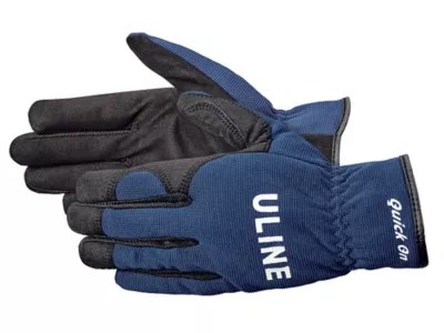 Uline Quick On™ Gloves Blue, 2XL S14116BLU2X Uline