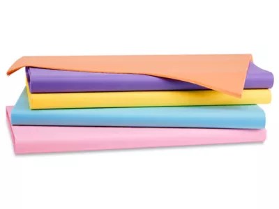 Assortment Pack Tissue Paper Sheets 20 x 30", Pastels S14170 Uline