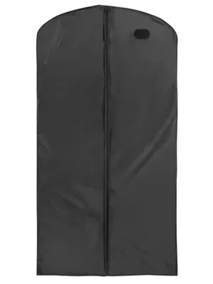 Vinyl Zippered Garment Bags 36 x 72", Black S14315BL Uline