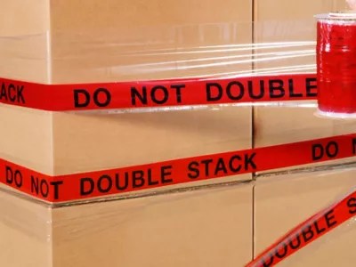 Goodwrappers IdentiWrap® "Do Not Double Stack", 80 gauge, 5" x 500