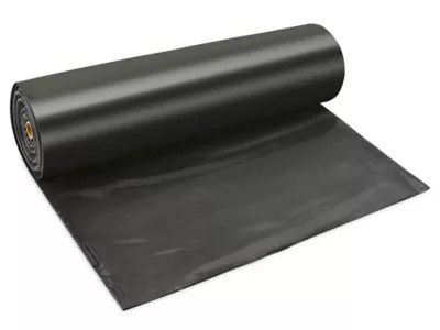 Black Poly Sheeting 6 Mil, 24' x 100' S14638 Uline