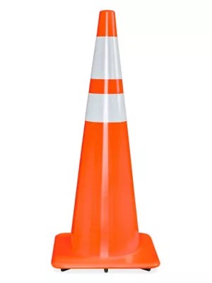 Reflective Traffic Cones 36", Orange S14710O Uline