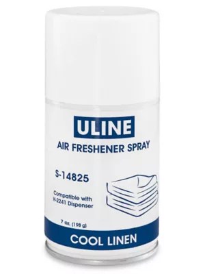 Uline Air Freshener Spray Cool Linen S14825 Uline
