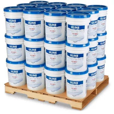 Ice Melt Skid Lot 40 lb Pail S14954S Uline