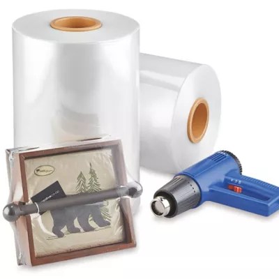 Uline Deluxe Polyolefin Shrink Film Roll 60 gauge, 14" x 4,375' S