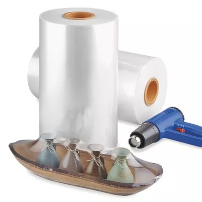 Uline Deluxe Polyolefin Shrink Film Roll 60 gauge, 16" x 4,375' S