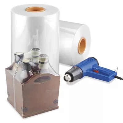 Uline Deluxe Polyolefin Shrink Film Roll 75 gauge, 14" x 3,500' S