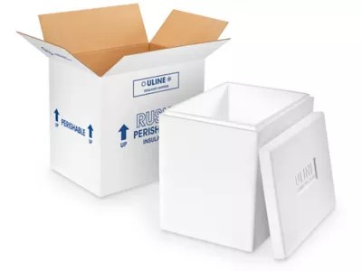Insulated Foam Shipping Kit 18 1/2 x 13 3/4 x 19" S15182 Uline