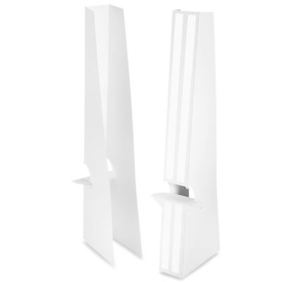 Easel Backs 24", Double Wing, White S15490W Uline