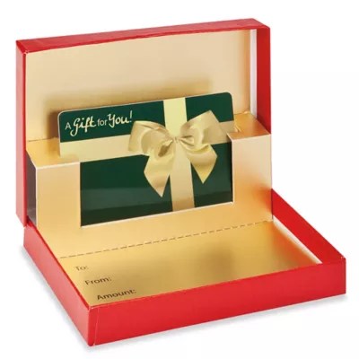 Gift Card Boxes 3 3/8 x 4 3/4 x 3/4", Red Gloss S15493R Uline