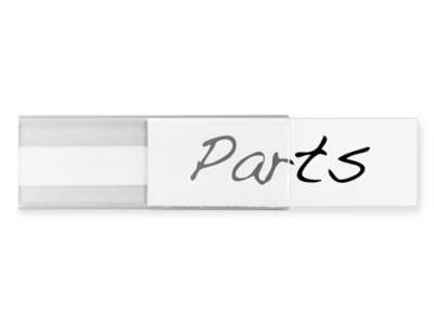 Plastic Label Holders Adhesive Back, 1 x 3" S15588 Uline