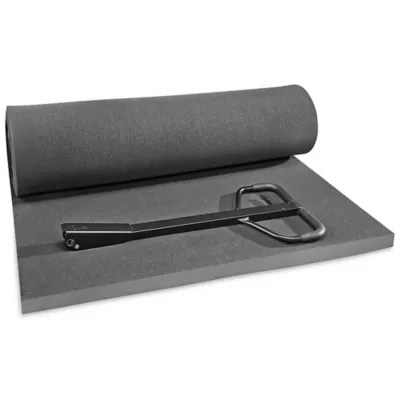 Uline Soft Foam Sheets Charcoal, 2" thick, 48 x 96" S15662 Uline